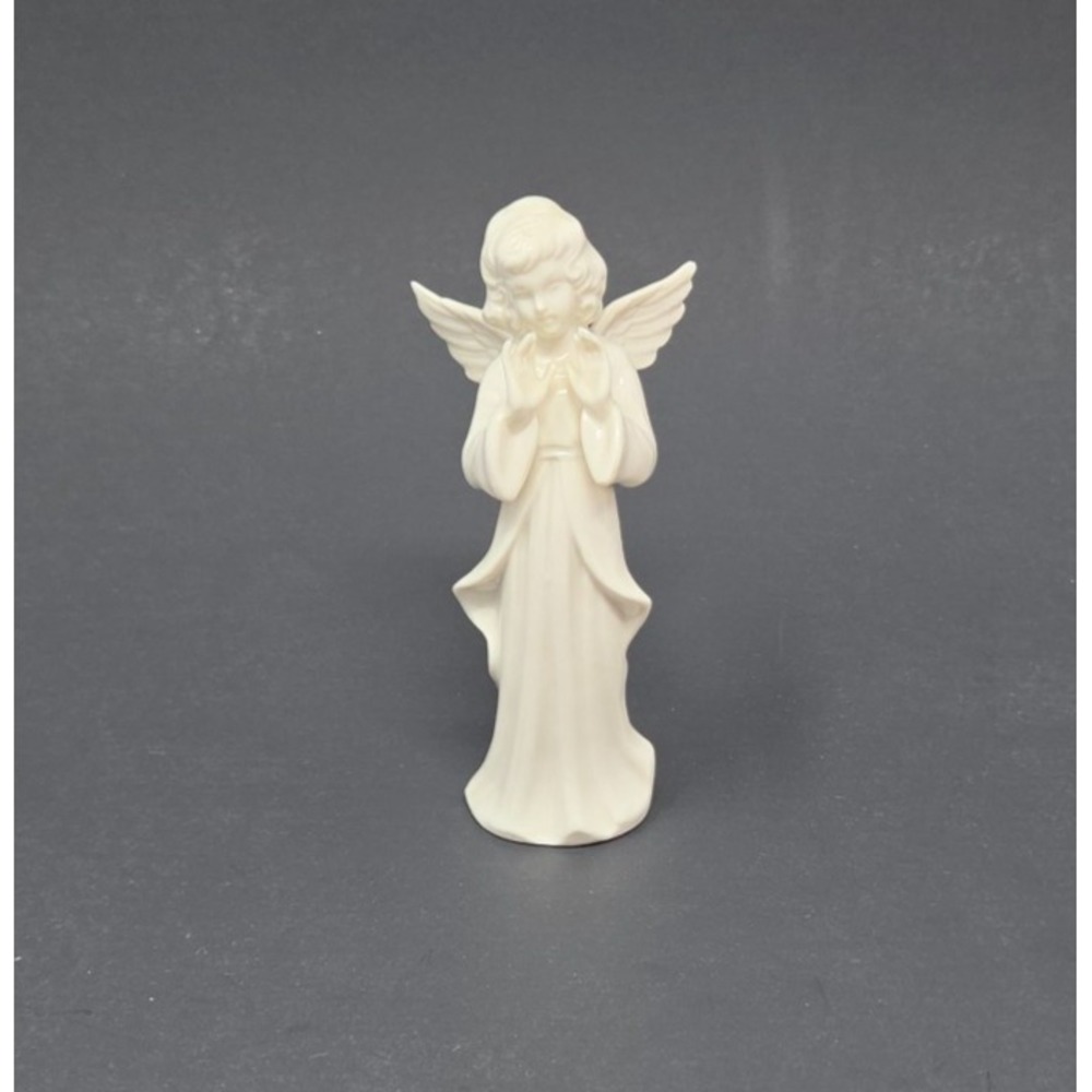 VTG Dresden Germany Off White Porcelain Angel Orchestra Conductor Figurine 4.75"